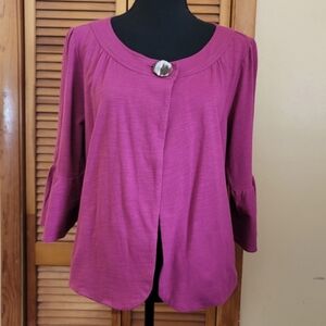 EUC Avenue Shawl Bolero Jacket Plus Size 14/16